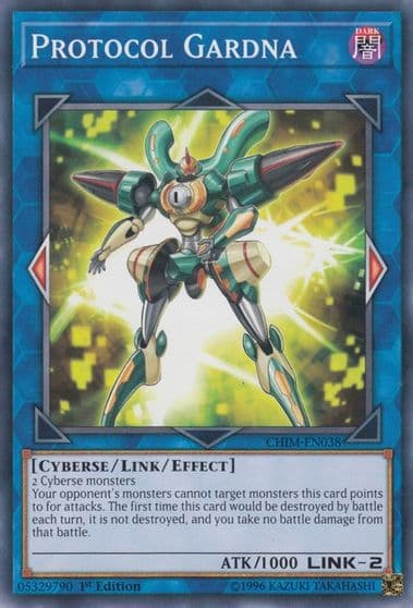Protocol Gardna Chaos Impact Yu-Gi-Oh! card