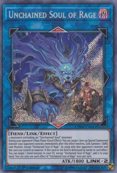 Unchained Soul of Rage Chaos Impact Yu-Gi-Oh! card