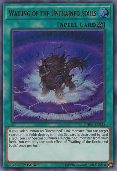 Wailing of the Unchained Souls Chaos Impact Yu-Gi-Oh! card