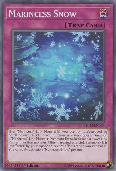 Marincess Snow Chaos Impact Yu-Gi-Oh! card