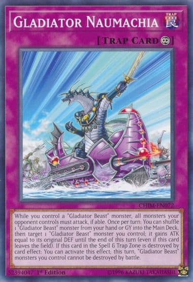 Gladiator Naumachia Chaos Impact Yu-Gi-Oh! card