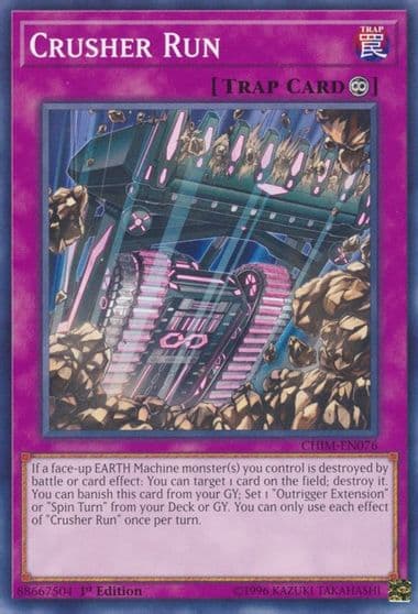 Crusher Run Chaos Impact Yu-Gi-Oh! card