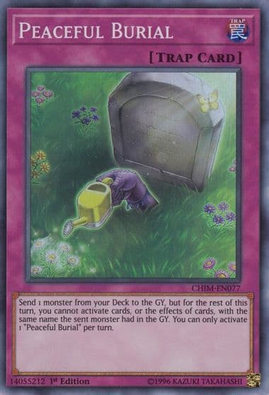 Peaceful Burial Chaos Impact Yu-Gi-Oh! card