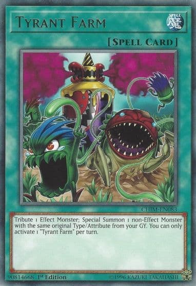 Tyrant Farm Chaos Impact Yu-Gi-Oh! card