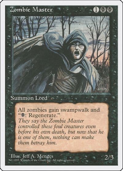Zombie Master Fourth Edition Magic card