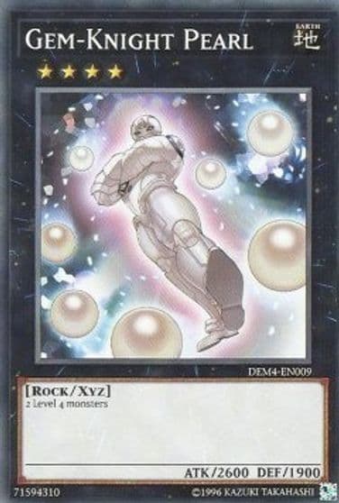Gem Knight Pearl Advanced Demo Deck Extra Pack Yu-Gi-Oh! card