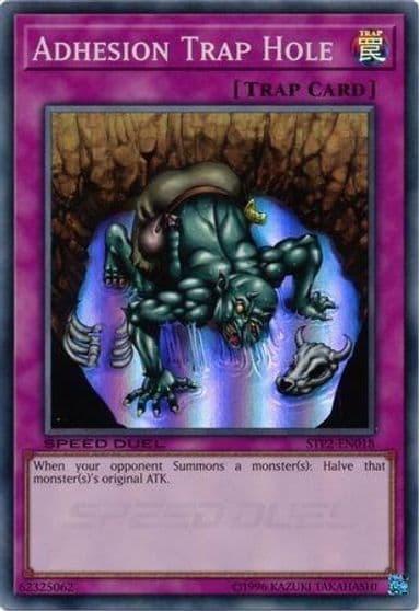 Adhesion Trap Hole Speed Duel: Tournament Pack 2 Yu-Gi-Oh! card