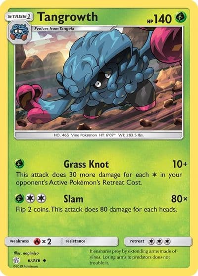 Tangrowth SM - Cosmic Eclipse Pokemon card