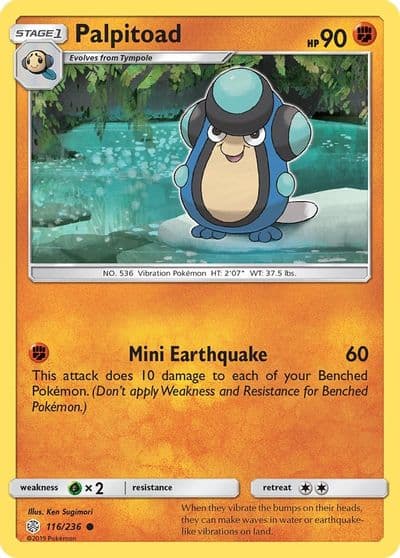 Palpitoad SM - Cosmic Eclipse Pokemon card