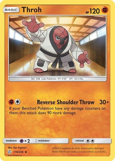 Throh SM - Cosmic Eclipse Pokemon card