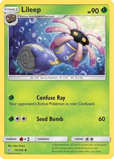 Lileep SM - Cosmic Eclipse Pokemon card