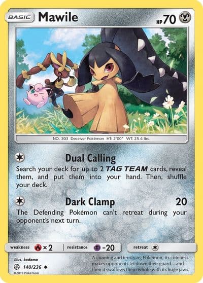 Mawile SM - Cosmic Eclipse Pokemon card