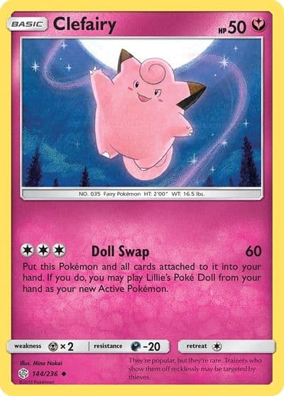 Clefairy SM - Cosmic Eclipse Pokemon card