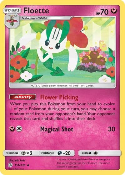 Floette SM - Cosmic Eclipse Pokemon card