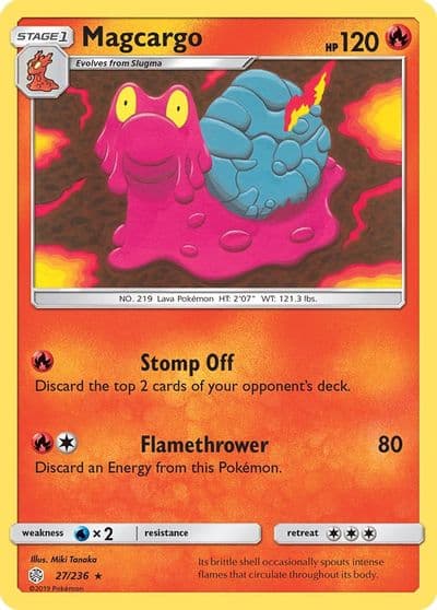 Magcargo SM - Cosmic Eclipse Pokemon card