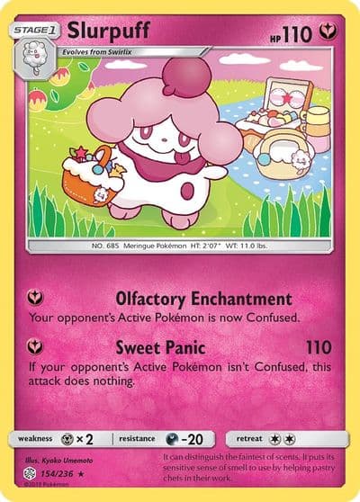 Slurpuff SM - Cosmic Eclipse Pokemon card