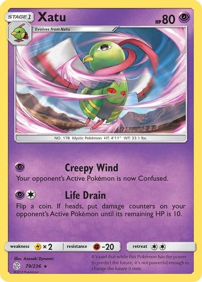Xatu SM - Cosmic Eclipse Pokemon card