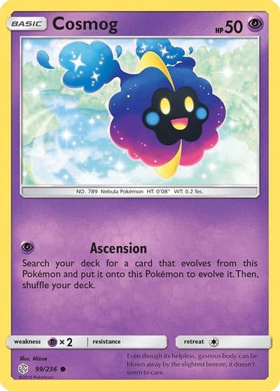 Cosmog SM - Cosmic Eclipse Pokemon card