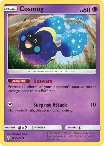Cosmog SM - Cosmic Eclipse Pokemon card