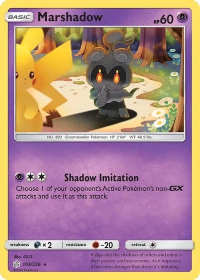 Marshadow SM - Cosmic Eclipse Pokemon card
