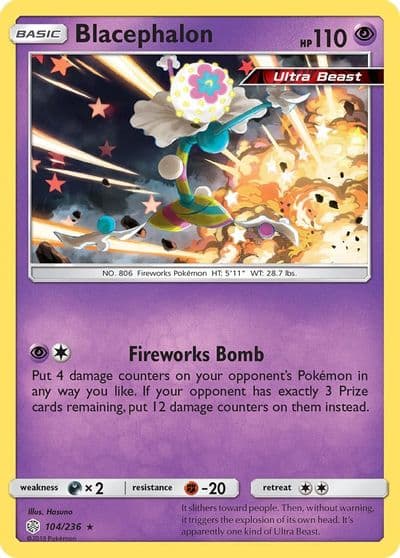 Blacephalon SM - Cosmic Eclipse Pokemon card