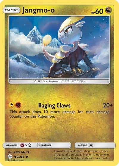 Jangmo-o SM - Cosmic Eclipse Pokemon card
