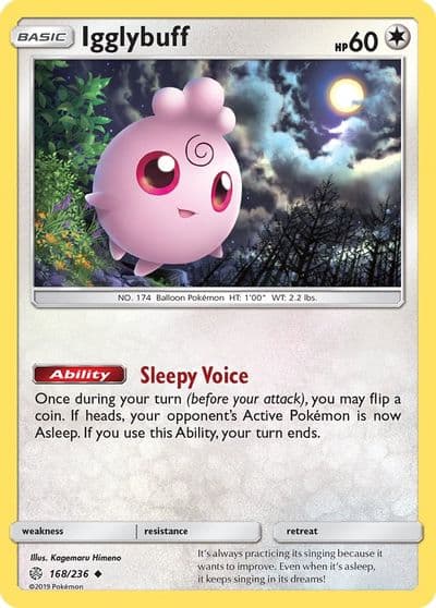 Igglybuff SM - Cosmic Eclipse Pokemon card