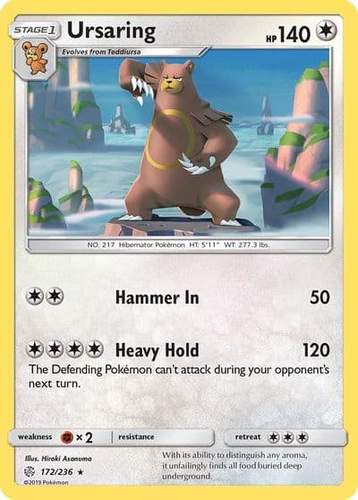 Ursaring SM - Cosmic Eclipse Pokemon card