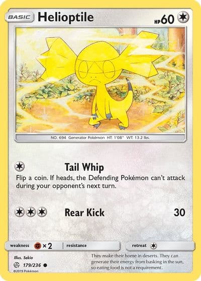 Helioptile SM - Cosmic Eclipse Pokemon card