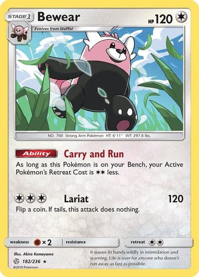 Bewear SM - Cosmic Eclipse Pokemon card