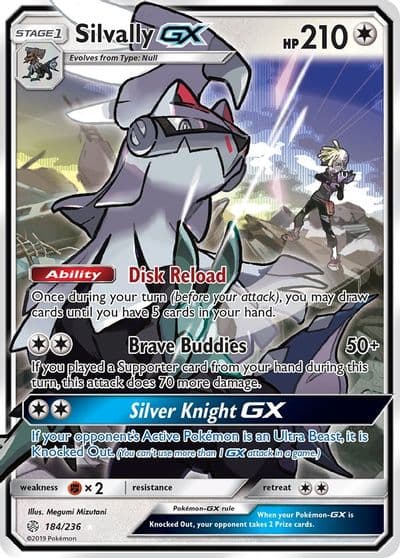 Silvally GX SM - Cosmic Eclipse Pokemon card