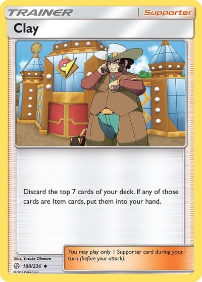 Clay SM - Cosmic Eclipse Pokemon card
