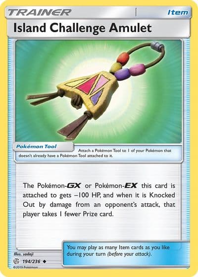 Island Challenge Amulet SM - Cosmic Eclipse Pokemon card
