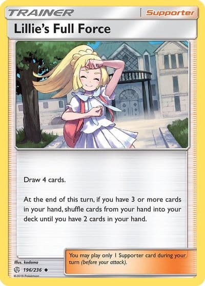 Lillie's Full Force SM - Cosmic Eclipse Pokemon card