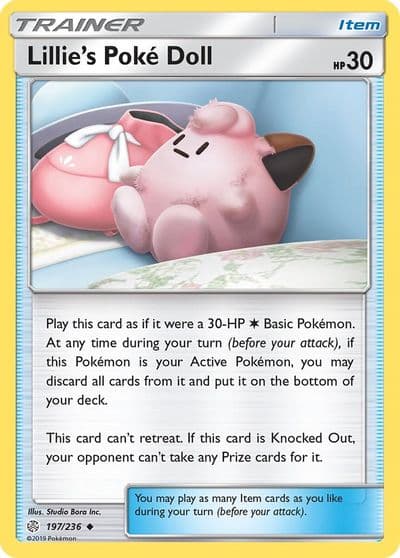 Lillie's Poke Doll SM - Cosmic Eclipse Pokemon card