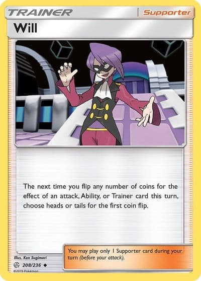 Will SM - Cosmic Eclipse Pokemon card