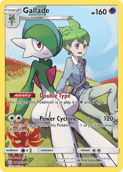 Gallade (Secret) SM - Cosmic Eclipse Pokemon card