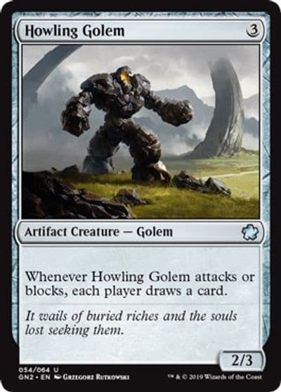 Howling Golem Magic Game Night 2019 Magic card