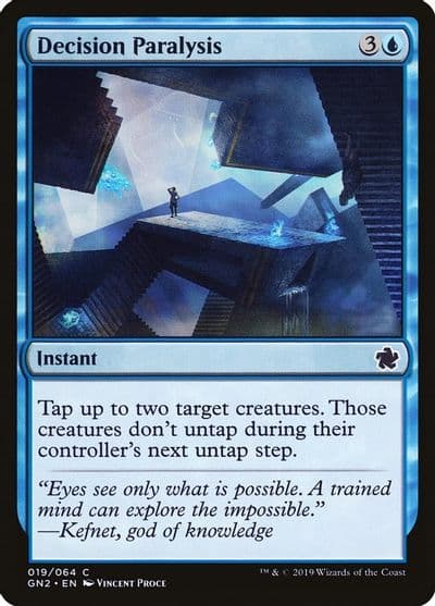 Decision Paralysis Magic Game Night 2019 Magic card