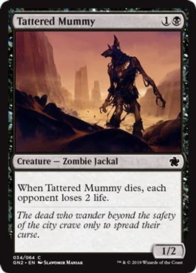 Tattered Mummy Magic Game Night 2019 Magic card