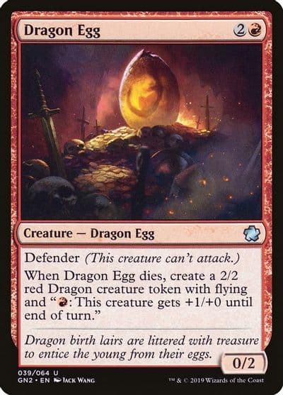 Dragon Egg Magic Game Night 2019 Magic card