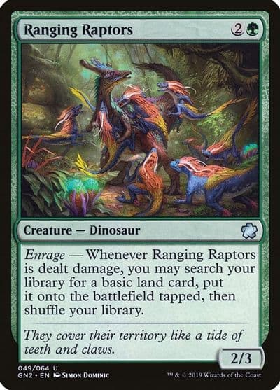 Ranging Raptors Magic Game Night 2019 Magic card