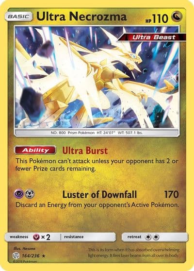 Ultra Necrozma SM - Cosmic Eclipse Pokemon card