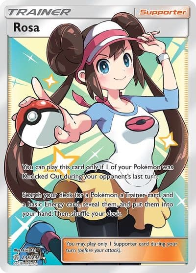 Rosa (Full Art) SM - Cosmic Eclipse Pokemon card