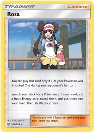Rosa Deck Exclusives Pokemon card