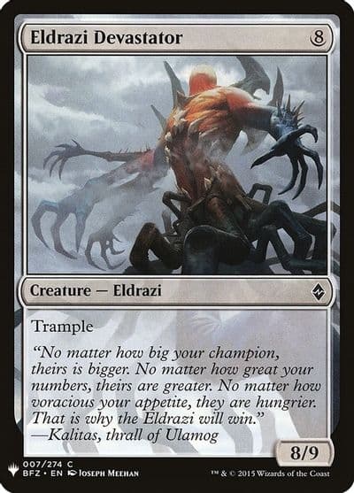 Eldrazi Devastator The List Reprints Magic card