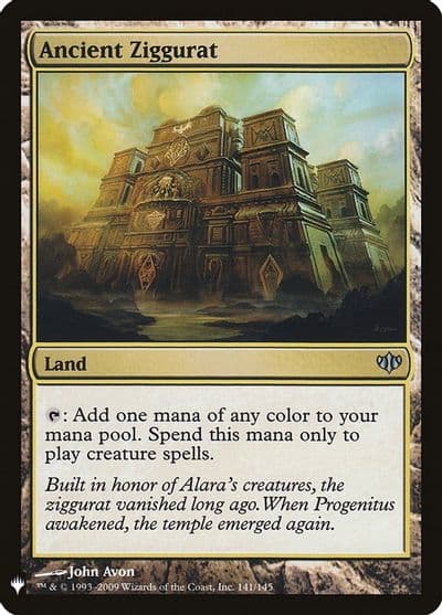 Ancient Ziggurat The List Reprints Magic card