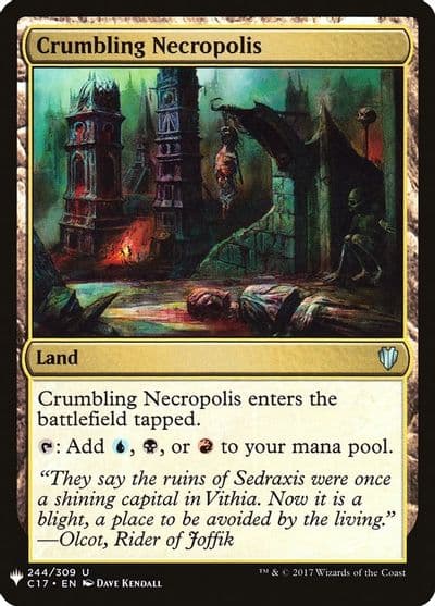 Crumbling Necropolis The List Reprints Magic card