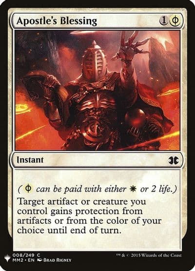 Apostles Blessing The List Reprints Magic card