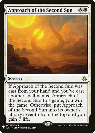 Approach of the Second Sun The List Reprints Magic card